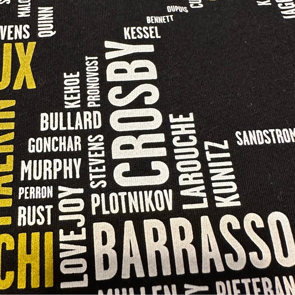 Next Level Apparel Pittsburgh Penguins Blk Graphic short sleeve TShirt Sz M NWOT - Picture 4 of 9